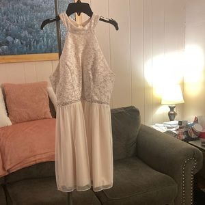 Cream colored lace dress